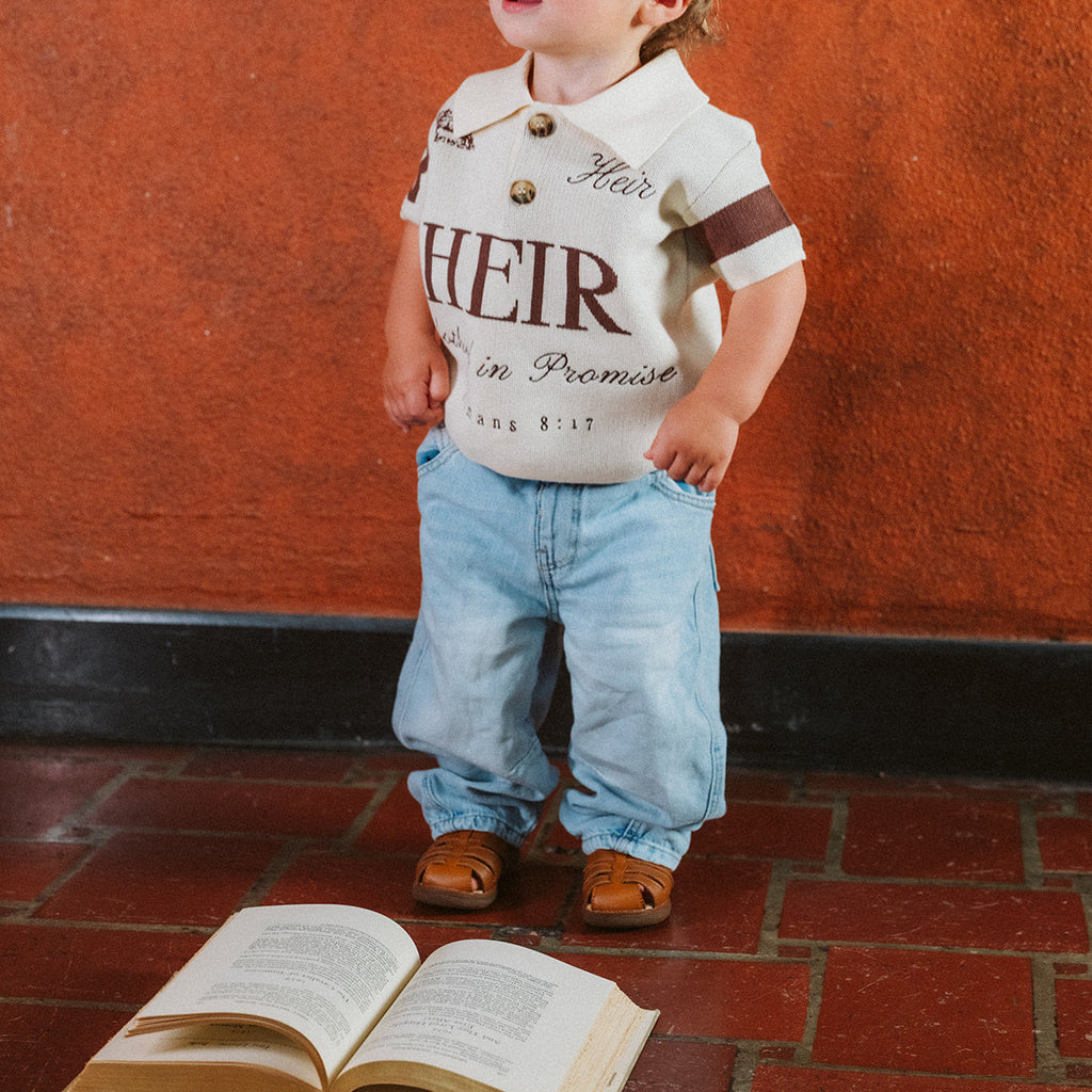 HEIR KIDS KNIT POLO